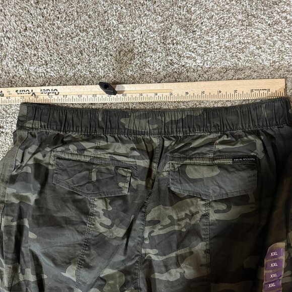 Sanctuary Scout Pants Mens 2XL Camo Poplin Surplus Straight Leg Drawcord Cargo - Picture 9 of 12
